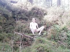 # AHC - Twink shooting his load in the woods