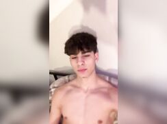 cute latin showing his cock