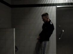 chav ❤️ restroom piss-fun