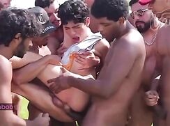 Latin sluts brutal gangbang