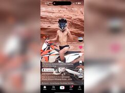 Nearly Naked Teen Motocross