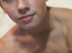 Hot boy bathing