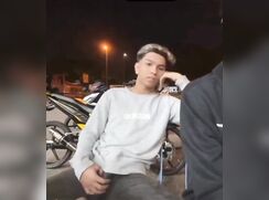 asian teen biker boys