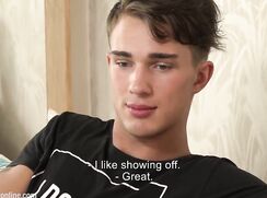 Horny Alan jerk off