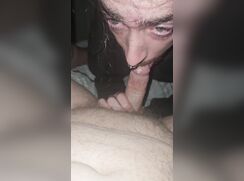 Str8 australian cumdump in the closet sucking dick