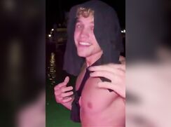 Straight guy getting rimmed by girlfriend