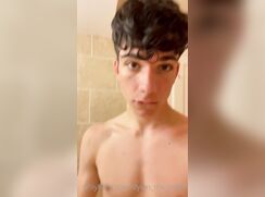 Dylan twink with huge cock jerk off