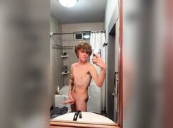 cute blonde dude bathroom hot bate