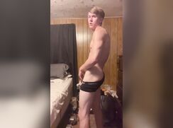 Hot horny blonde boy baited 3