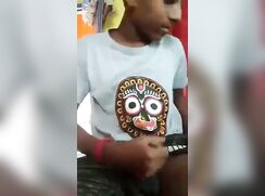 Indian guy solo in bedroom