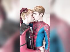 Couple of Spiderman twink