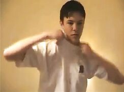 Vintage Russian Dark Hair Lad Uncut wanks off on Adult Gay Porn - AI Enhanced