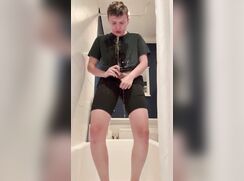 He had to piss really badly