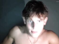 cute fit str8 blonde showing his hole to...?