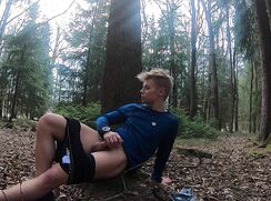 # AHC - Hot blonde in the woods