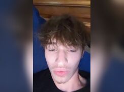 cute dude showing hole