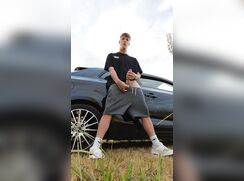 Twink outdoor jerk