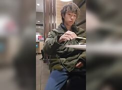 Asian lad in public