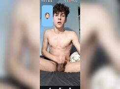 Ultra hot bushy German boy baited and cums