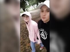 Boyfriends fucking in the car