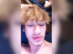 dirty blonde dude likes to show his hairy hole
