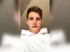 cute dude showing hole bate