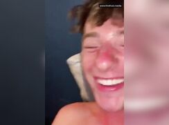 Two twinks experimenting and cumming together