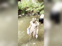 Big dick in the river