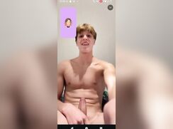 cute blonde dude chating hot bate