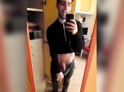 Sexy fit italian boy baited