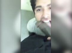 White boy gagging on bbc