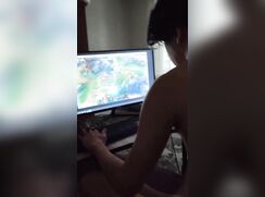 Playing videos games with your friend is a perfect time to masturbate.