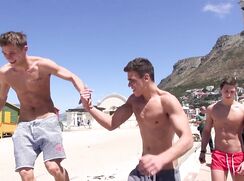 CAPE TOWN BOYS:Jamie Durrell, Joaquin Arrenas, and Ryan McKenna a