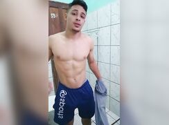 Hot latino boy baited