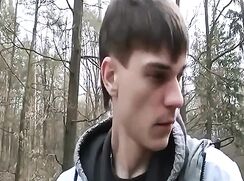 Tom Slendern Uncut Eats his cum outdoors - AI Enhanced