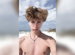 Aiden Milbeck jerking his big dick