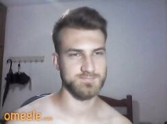 A real Man, Hairy Brazilian south beefy Straight dude jerk off and cum for girl cam