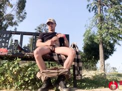 Skinny Big Dick Uncut Twink Public Sex Caught Big Load!