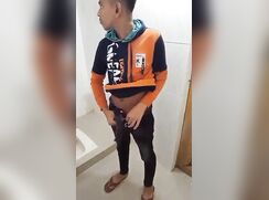 Indian boy blows his load