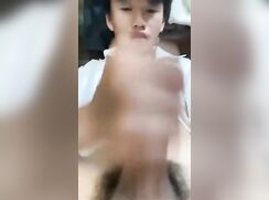 18 yo chinese shows off