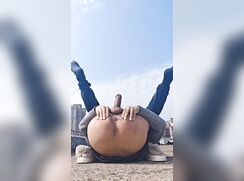 基佬户外暴露并自慰