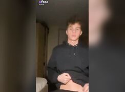 cute long cock jack jerks off