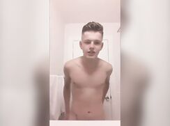Funny boy is nude