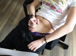 # AHC - Cumming hard on myself