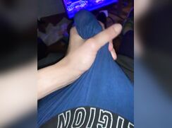 Blue pants...