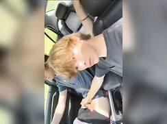 Quick Hand & Blow Job on ride home