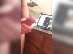 Baited into jacking off for a girl