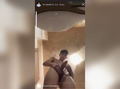 Italian twink baited showing himself