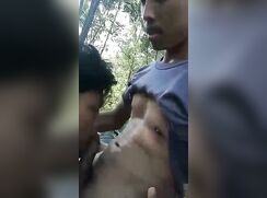 Asian cock and nipple sucking