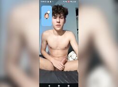 Straight Guy with a big dick baited & cums